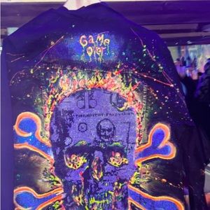 Custom Jacket Game over glow in the dark $300